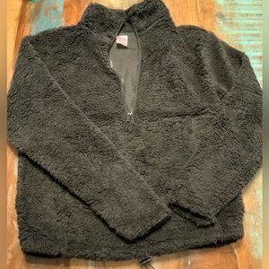 No Boundaries Black Sherpa Jacket